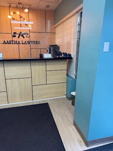 A spotless law office reception